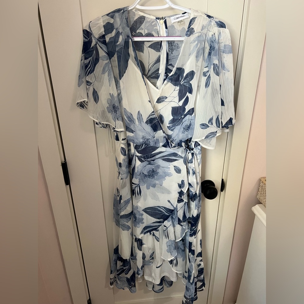 Calvin Klein sheer dress